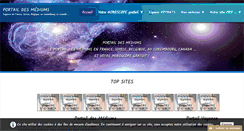 Desktop Screenshot of portail-des-mediums.com