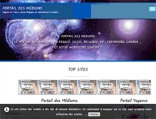 Tablet Screenshot of portail-des-mediums.com
